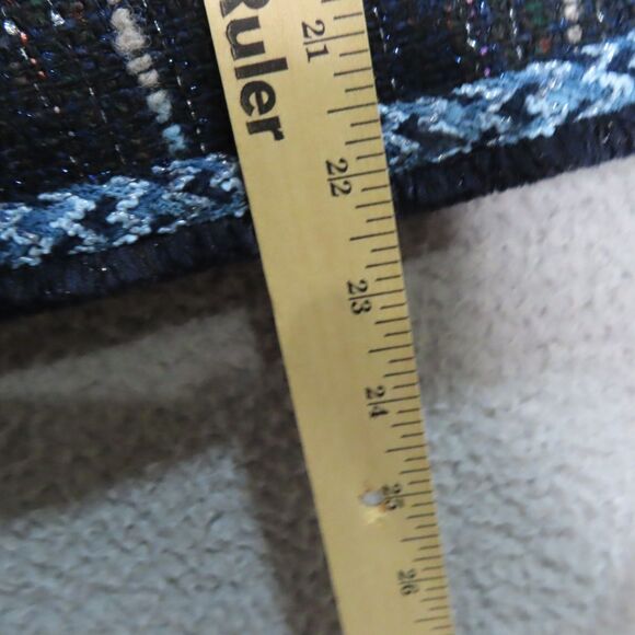 Sandro Colibri Tweed Double-Breasted‎ Jacket 38 EU 6 US Navy Long Sleeve Button - Picture 13 of 15